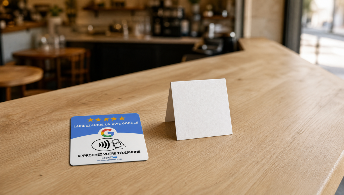 Plaque NFC ou QR code pour les avis Google : que choisir ?