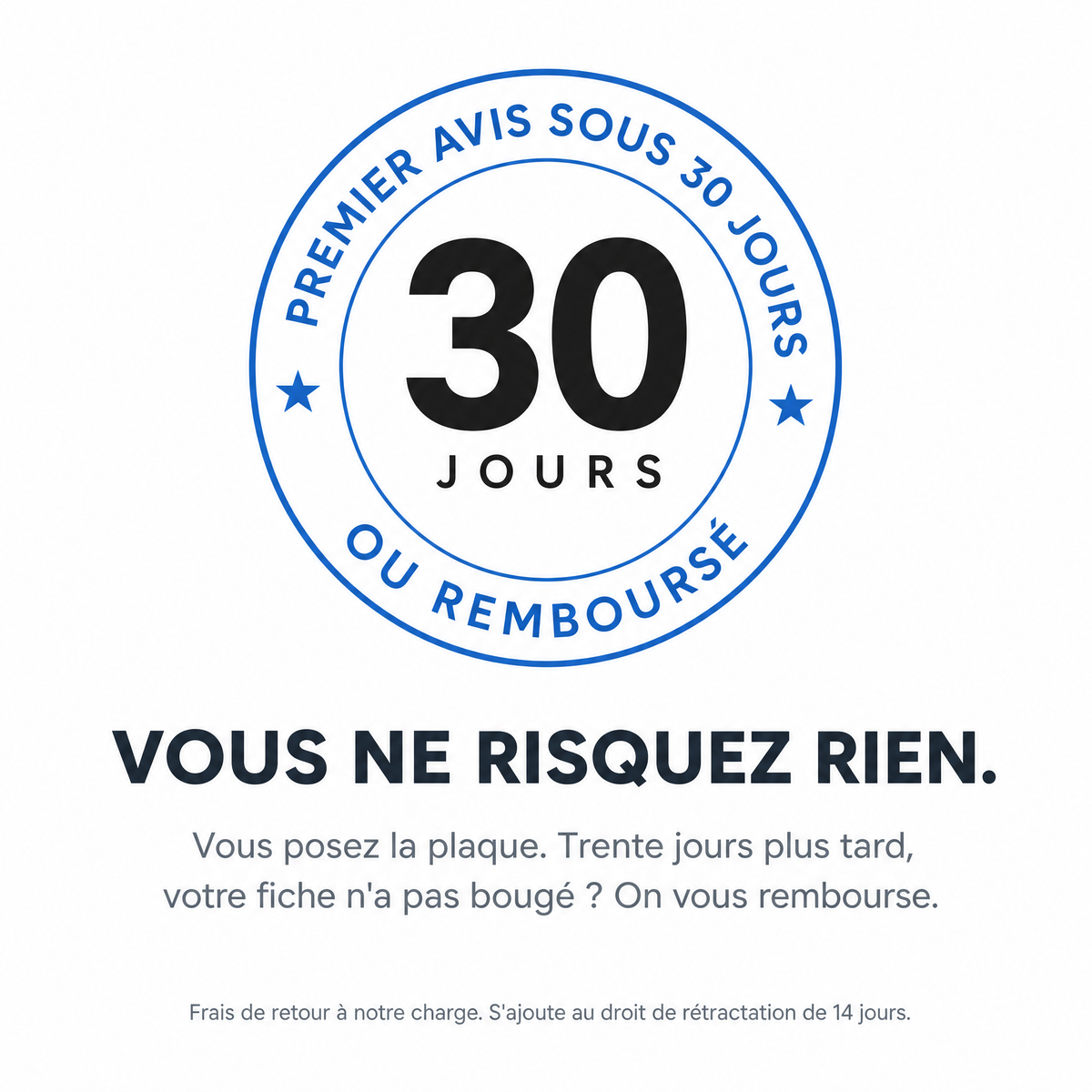 Plaque NFC Avis Google