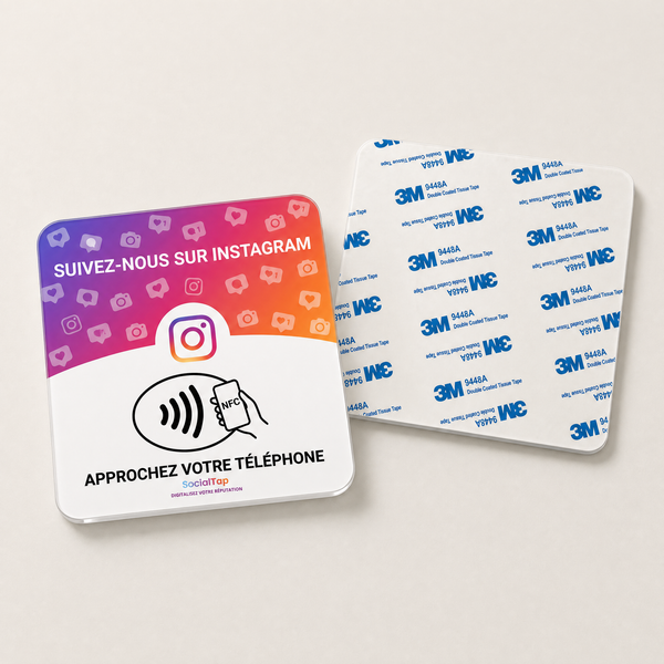 Plaque NFC Instagram