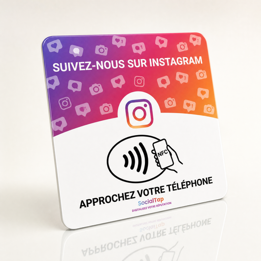 Plaque NFC Instagram