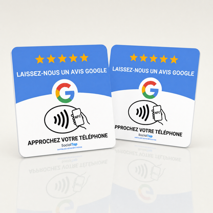 Plaque NFC Avis Google