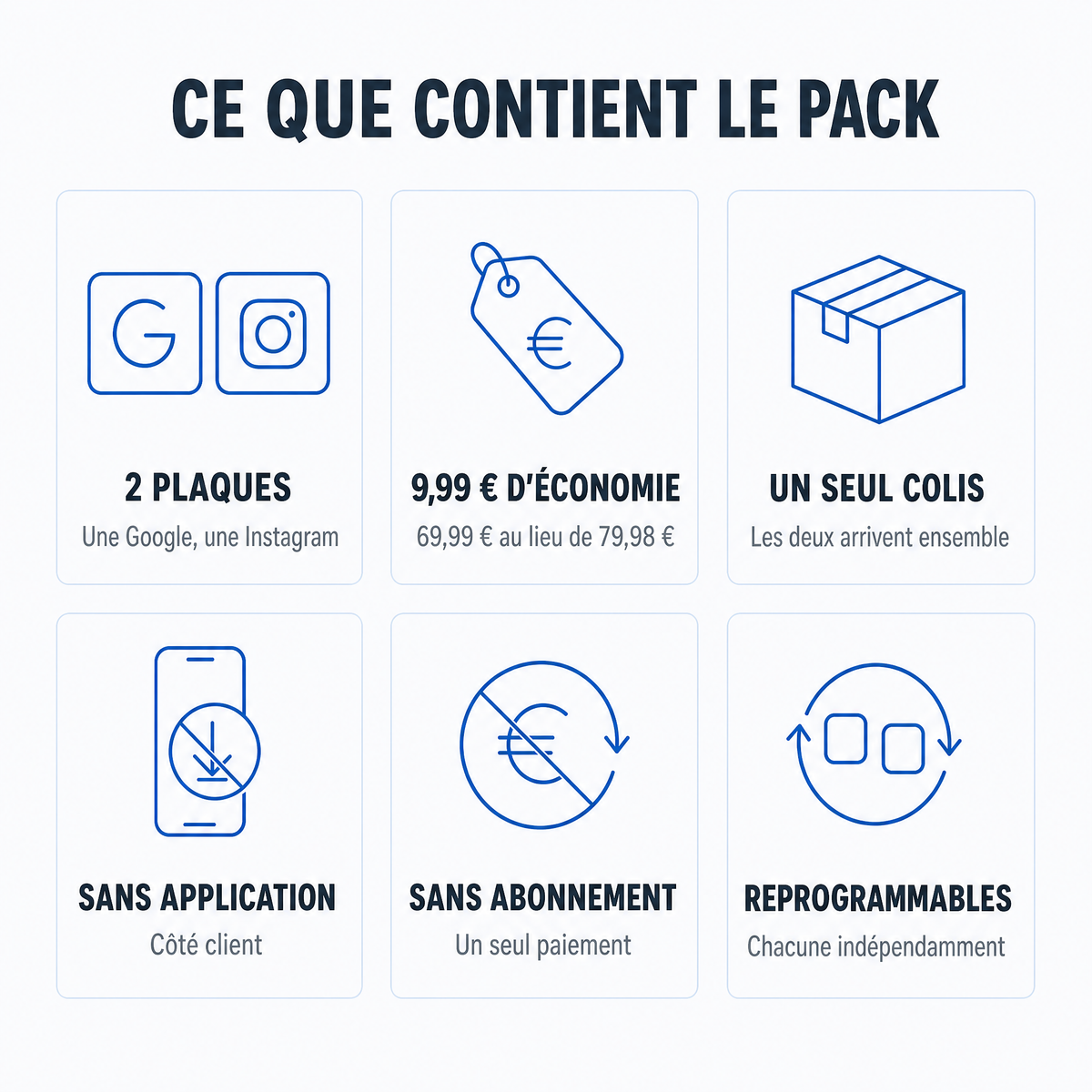 Pack Google + Instagram