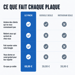 Pack Google + Instagram