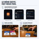 Comment configurer et poser les deux plaques NFC du pack en trois etapes